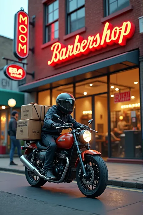 Moto boy / delivery/ Barbe shop