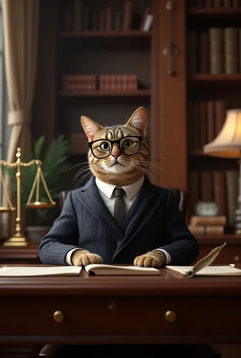 A cat lawyer
