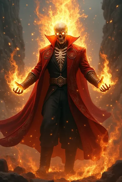 Ghost rider and doctor strange fusion character.  