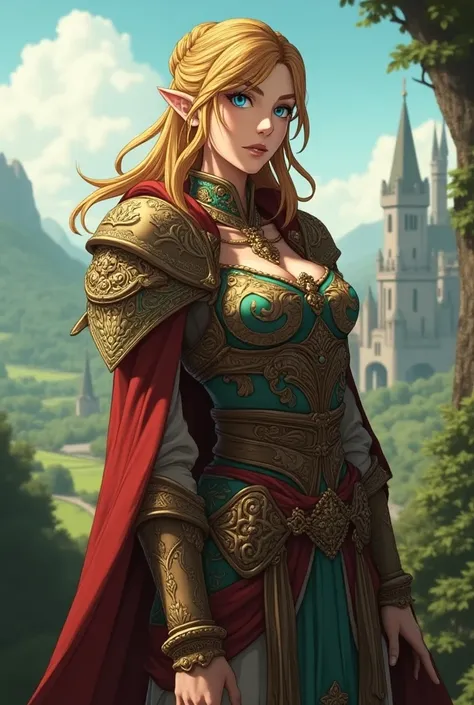 Anime, Hyrule Warriors Princess Zelda wearing a Massive Medici Collar