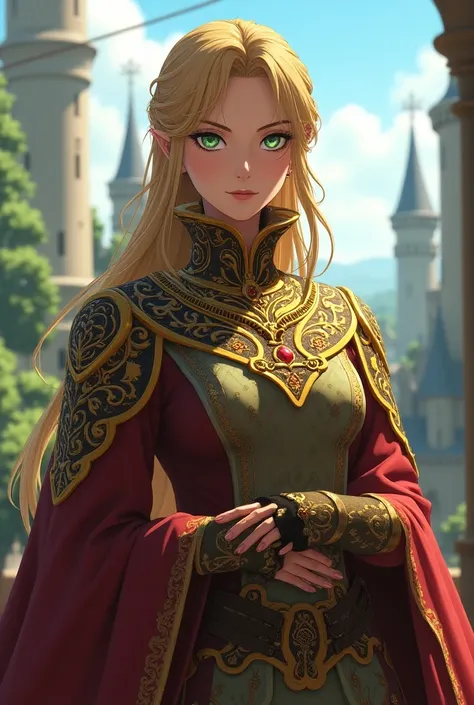 Anime, Hyrule Warriors Princess Zelda wearing a Massive Medici Collar