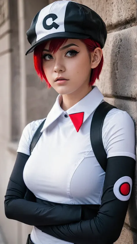 realistic 4k phtography James from the pokemon team rocket cosplay real life photo