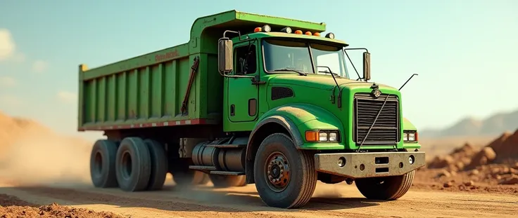 Create a green truck