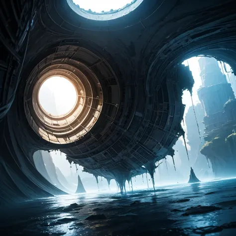 Underground World, water, complex, moving, vertical, gravity-free, fluid, thin, sensation,