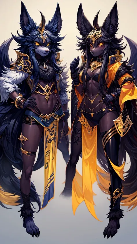 Furry Anubis fusion Furry Fenrir.