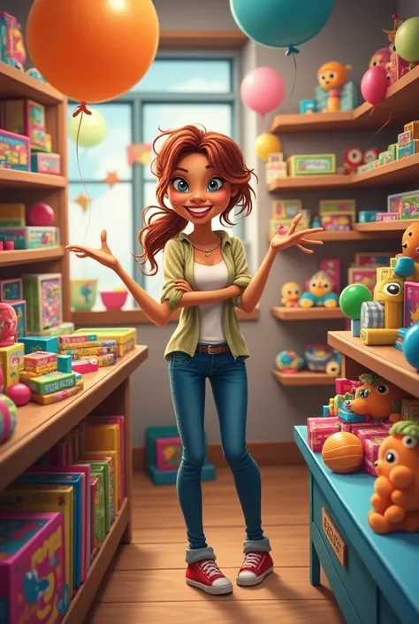  Promotional image for the toy store , written Amanda Varieties