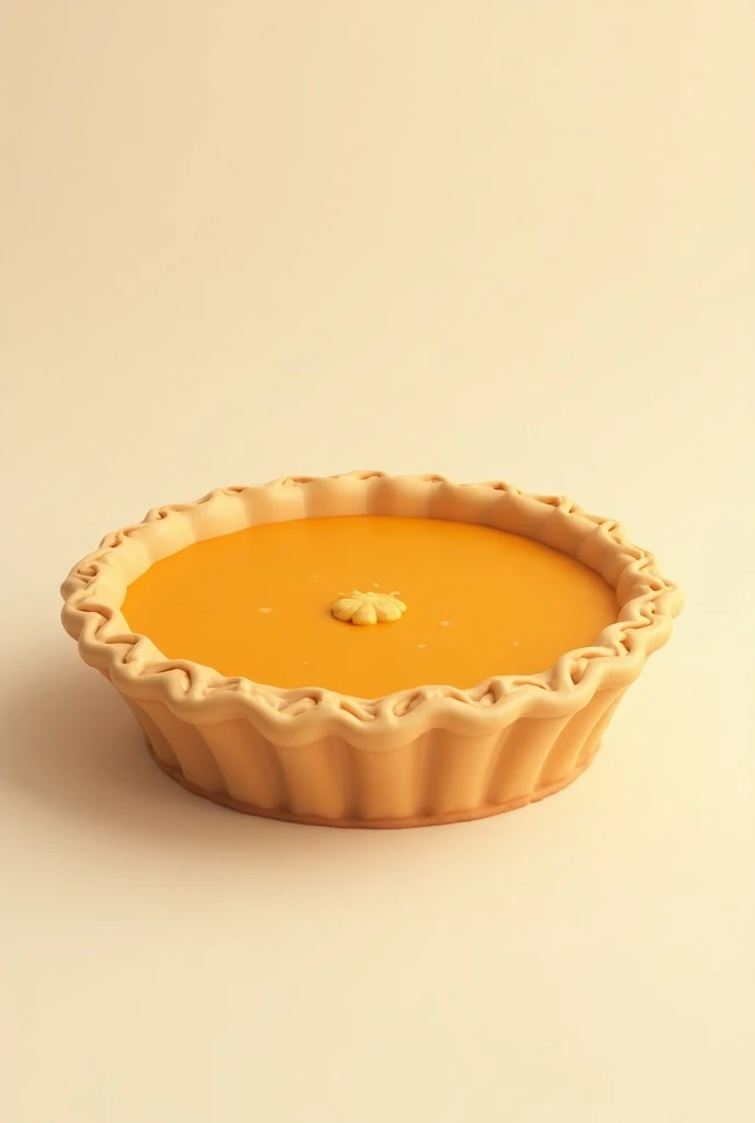 Minimalist pumpkin pie