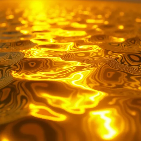  realistic seamless gold texture with neon golden gold radiation with golden tints,  gold refractions , golden reflections ,  gold shaders of the latest generation of ray tracing quality 