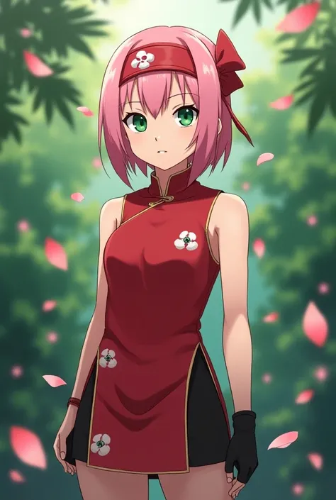 Sakura from Naruto at the age of 13 And her own clothes At the age of 13 