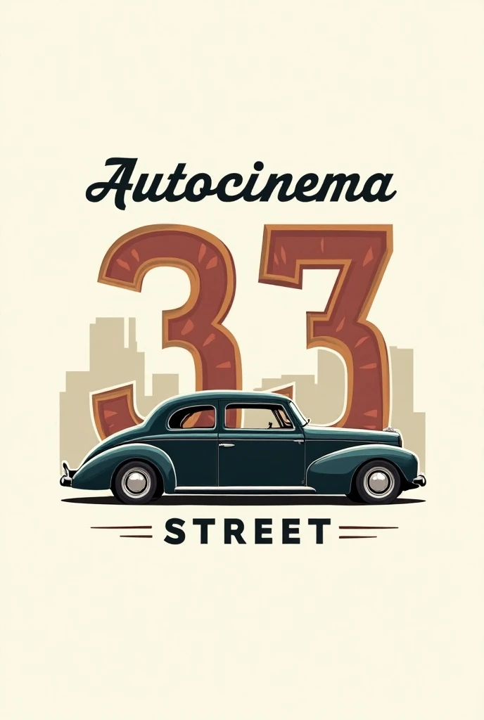 AUTOCINEMA 33 STREET LOGO 