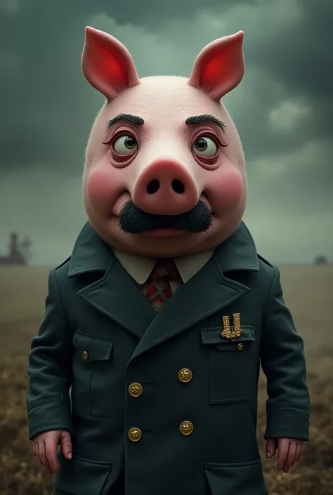 Make Peppa Pig that looks like Hitler