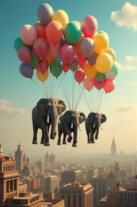 ELEPHANT BALLOONS TO HARTOUM 