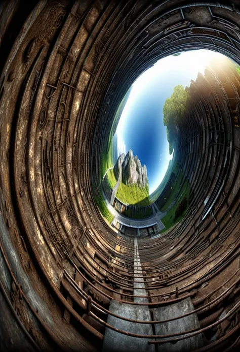 Underground world, wide angle, panorama view, by Alan_Lee.
best quality, masterpiece, intricate details, ultra-detailed