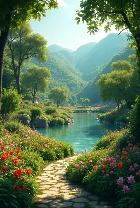 A beautiful garden 