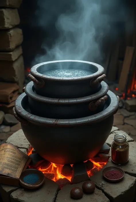 One Cauldron inside another cauldron
Tow cauldron