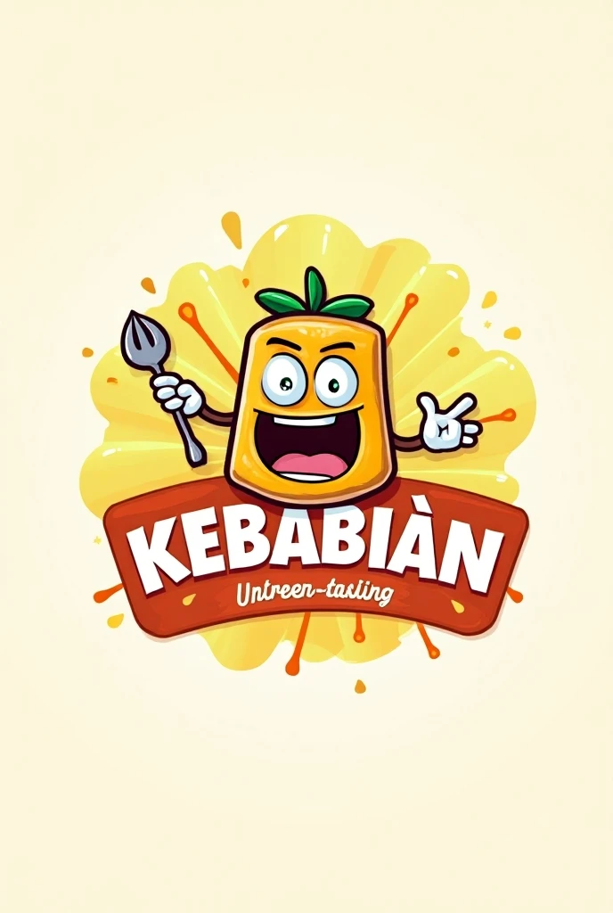 Kebabian with cartoon theme logo