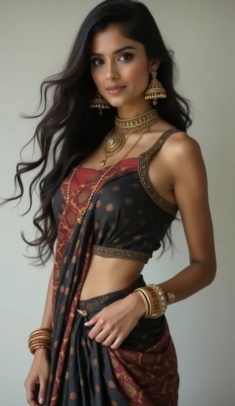 Long Hair, Makeup, design India saree original HD mangalsutra original face makeup chudi 