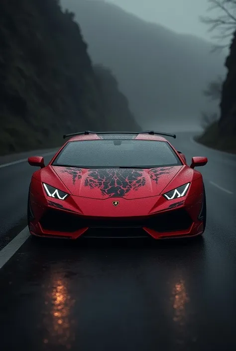 Lamborghini bloody car. And  spider leopard 