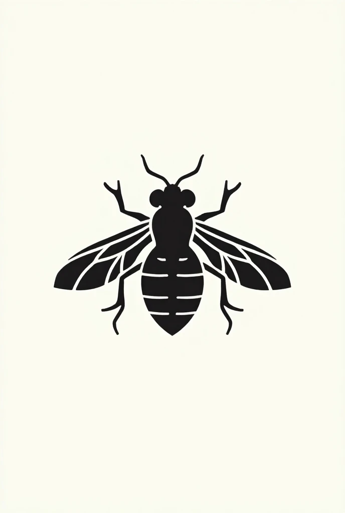 a clothing logo with a fly