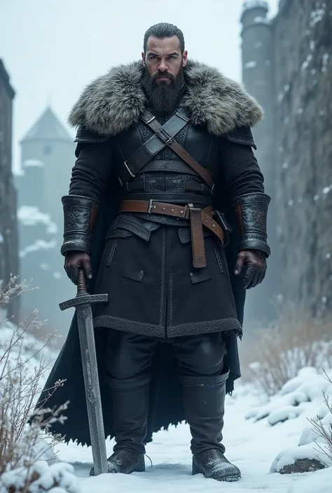 Create a Stark Warrior Man of Winterfell