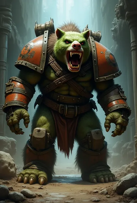 W40k Orkbadger in Armor