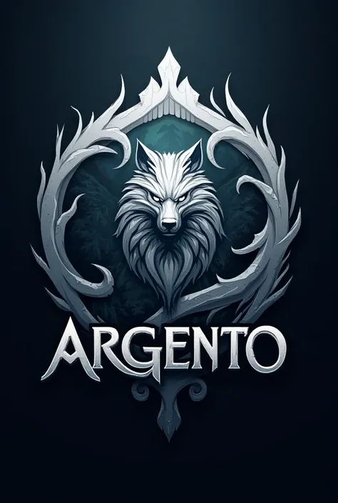 Logo for my clan related to the online game Heartwood with the name Argento