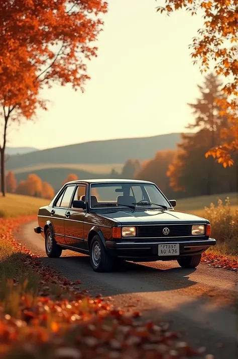 Generate a classic Jetta for me in autumn
