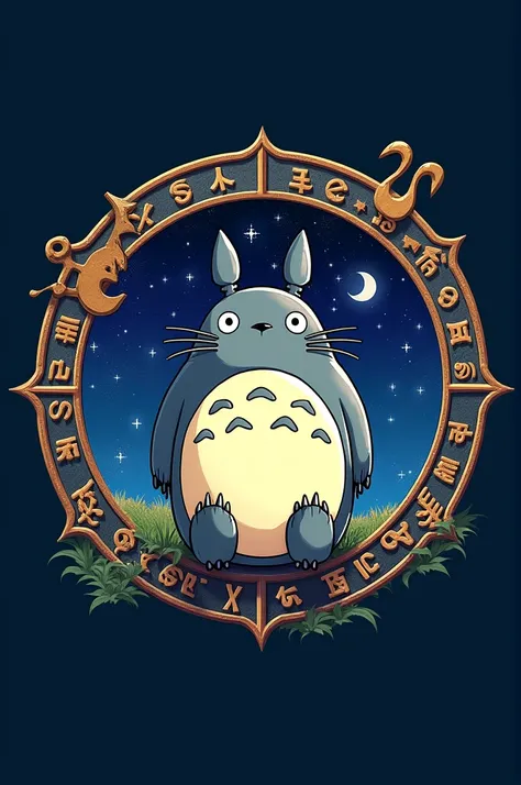 Logo with text " ToToro K &F502 "  and a zodiac background ♑ ♏ 