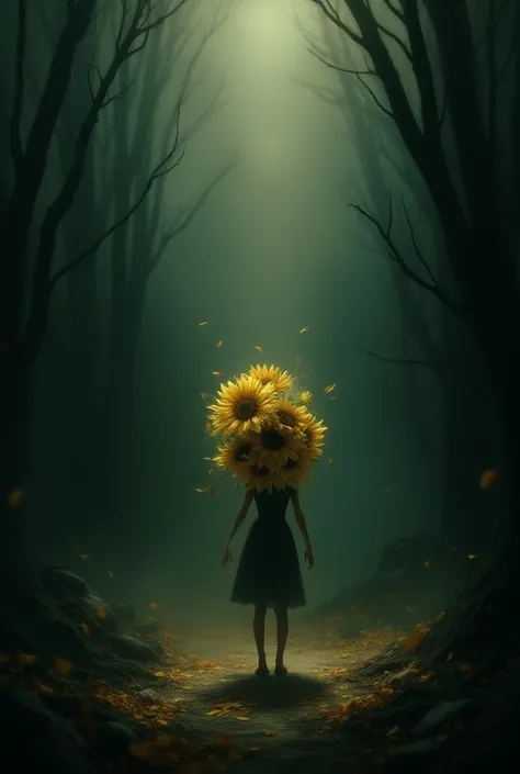 A play about the future of ren transformed into sunflowers, lost in a dark place and looking for a place with light to return.