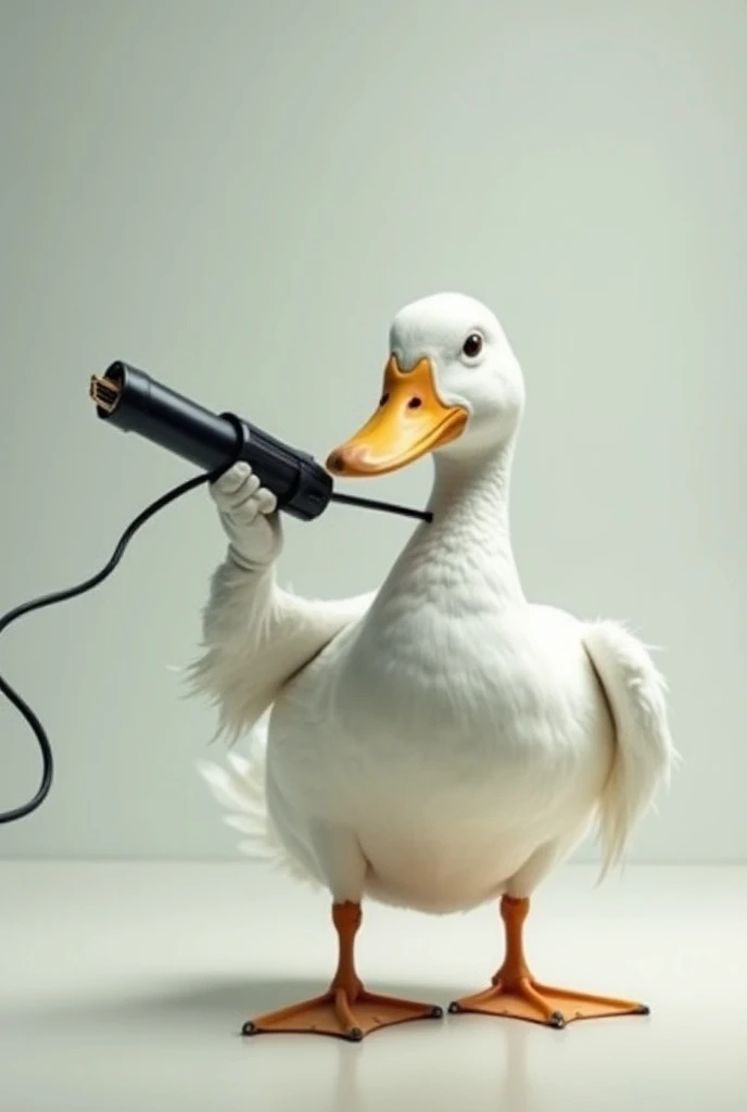 A white duck, Loan , With a gun HDMI cable