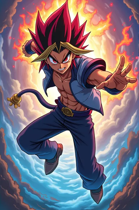 What would Yuya from YuGiOh arc v be like in Dragon Ball