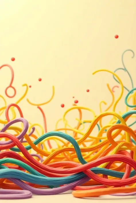 COLORFUL SPAGHETTI SPAGHETTI LINES