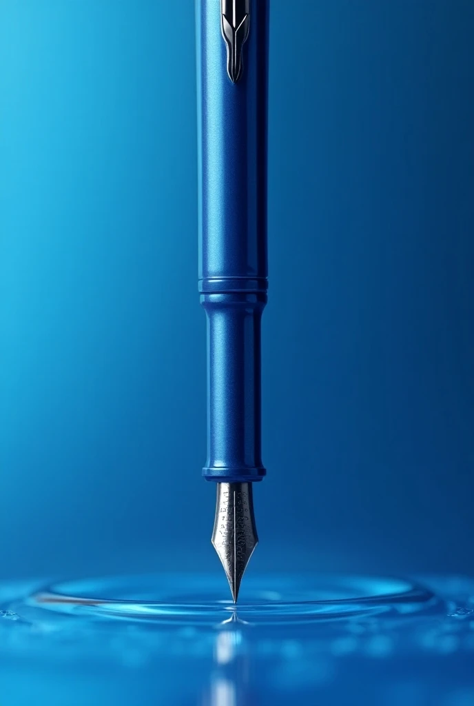 blue pen