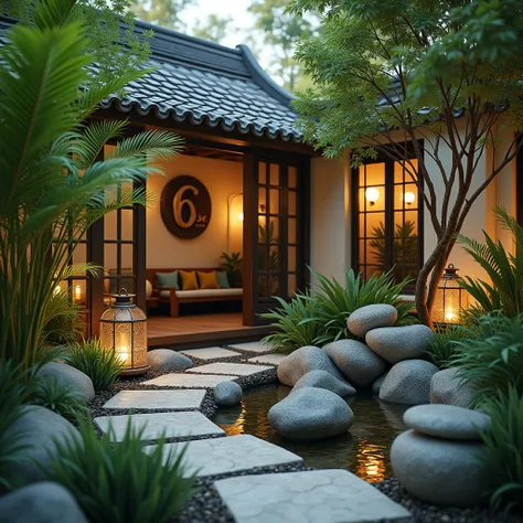 The Indochina-style garden blends Eastern natural elements with French colonial charm, creating a sophisticated yet harmonious outdoor space that feels connected to nature. These miniature landscapes (known as tiểu cảnh) are not only visually appealing but...