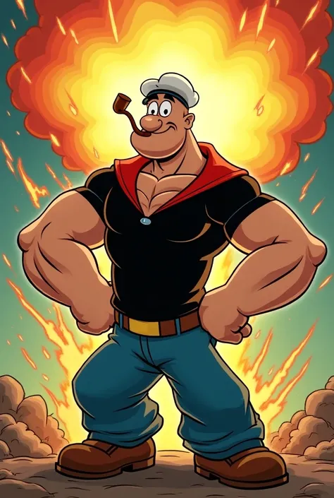 Popeye making nuclear fart