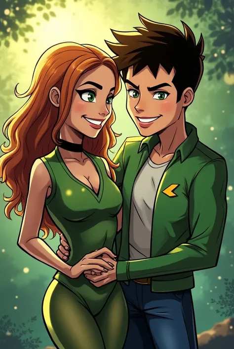 Lets create a Ben 10 comic having sex with his cousin 