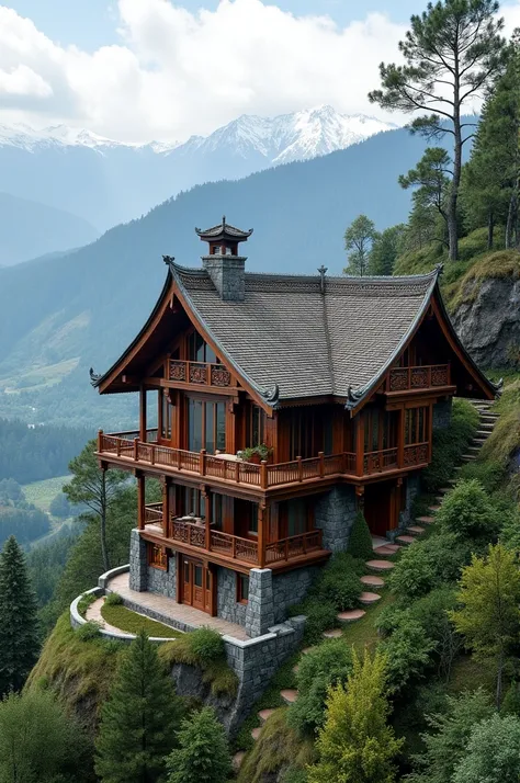 Chalet on the top of the sapa