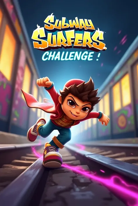 Subway Surfers YouTube thumbnail text High score challenge 