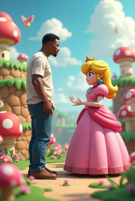 Will smith hanging with Princess peach