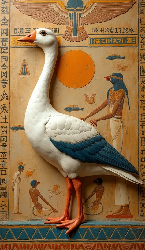 Images and decorations of the heavenly goose in ancient Egypt