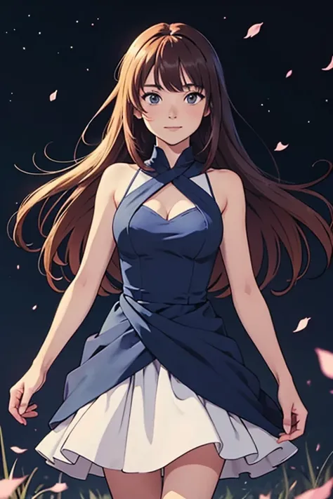 (best quality) perfect anime , beautiful female ,dress