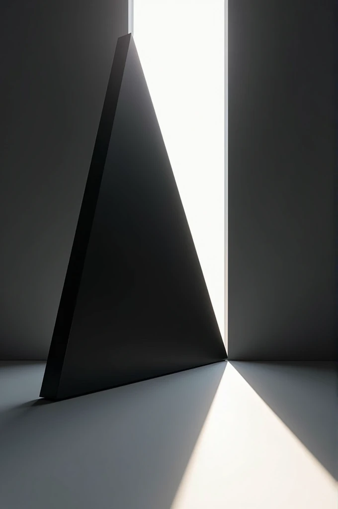 Silhouette of a wedge