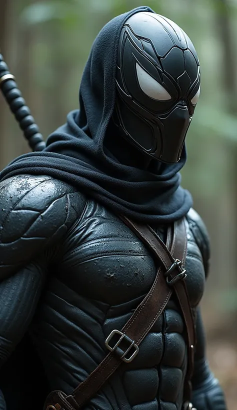 Black Venom as an Ninja with hybrid combination 