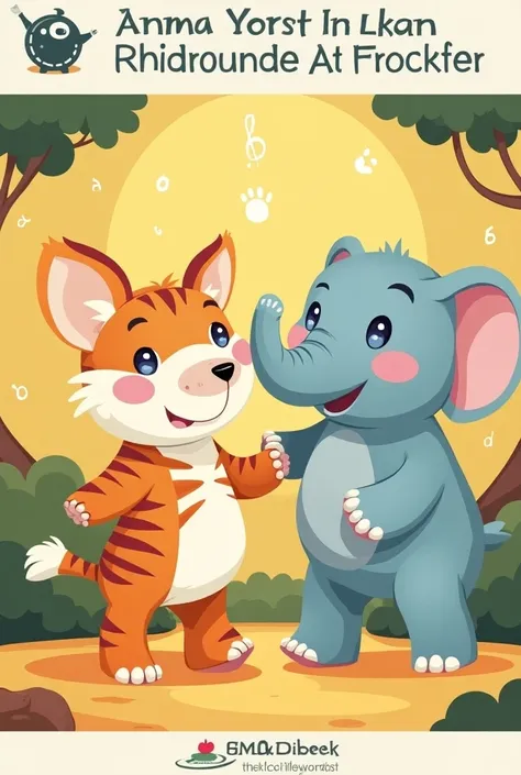 A lively song that encourages s to dance like different animals (e.g., "Wiggle like a worm, hop like a bunny, stomp like an elephant, isnt that funny?").
