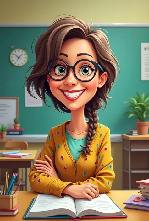 Funny female high school teachers cartoon
