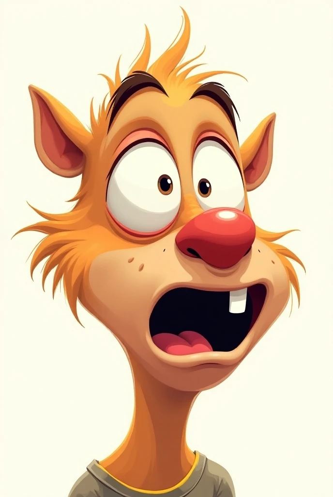 Funny face cartoon 