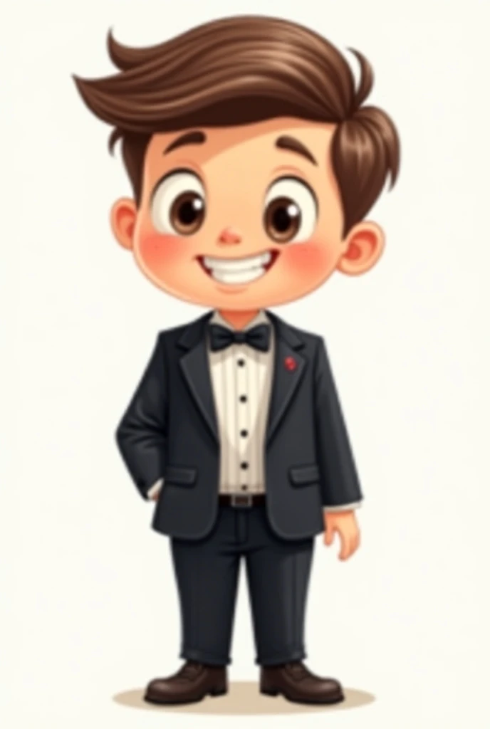 Cartoon Boy in a Tuxedo 