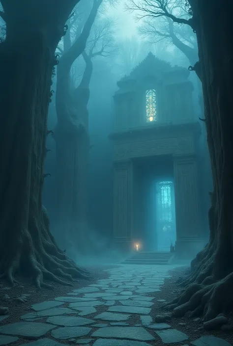  Temple of Time - Variant 2

Visual Description : A place shrouded in thick fog ,  with time-worn stone structures .  The walls are covered with ancient inscriptions that glow softly in shades of blue and silver .  Broken wall clocks and empty hourglasses ...