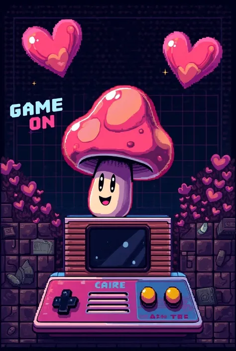 Design: Pixel art characters and objects, like an 8-bit mushroom, a vintage game console, and pixelated hearts. Bright neon colors and a grid background for a nostalgic feel.
Text: Classic gaming phrases like "Game On" or "Level Up."
Use: Ideal for gamers ...