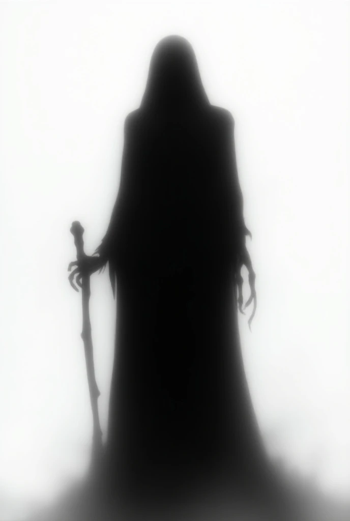 The black and white silhouette of death